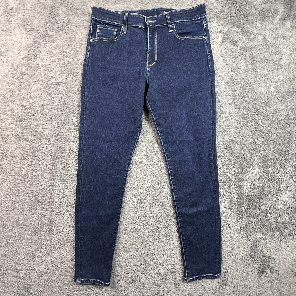 AG Adriano Goldschmied Farrah Skinny Ankle Jeans 30R Dark Wash Women's Denim